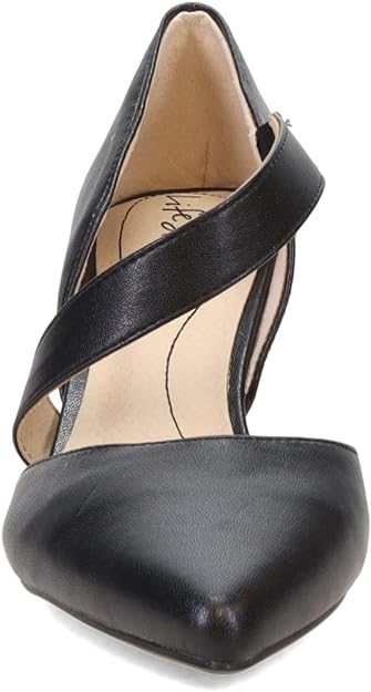 LifeStride Women's Suki Pumps  Color Black Faux Leather Size 8W