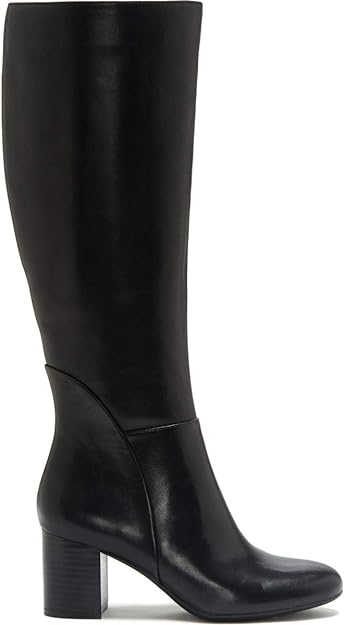 INC International Concepts Radella Leather Knee-High Riding Boots  Color Black Size 5M