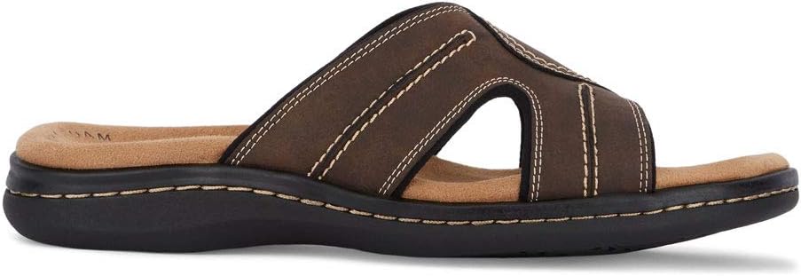 Dockers Men's Sunland Slide Sandals  Dark Brown Size 11