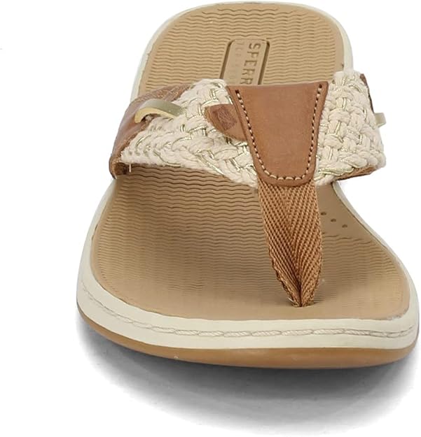 Sperry Women's Parrotfish Flip Flop  Gold Size 6
