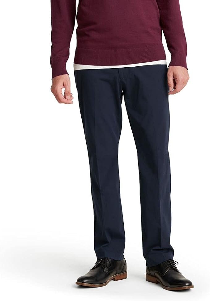 Dockers Men's City Tech Trouser Straight Fit Pants  Color Nightwatch Blue W38xL32