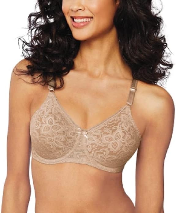 Bali Comfort U Lace N Smooth Seamless Underwire Bra   Nude Size 36DD
