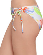 Salt Cove Juniors Hibiscus Garden Side-Tie Bikini Bottoms Color Hibiscus Garden Size M