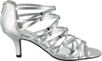Easy Street Women's Nightingale Evening Sandals Color Silver Size 8M
