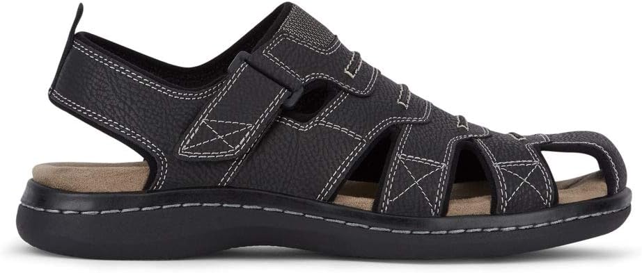 Dockers Men's Searose Fisherman Sandals  Color Black Size 14M