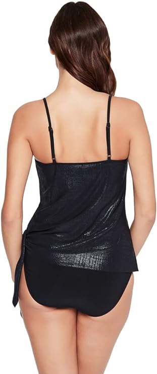 Magicsuit Alex Underwire Tankini Top  Black Blue Size 16