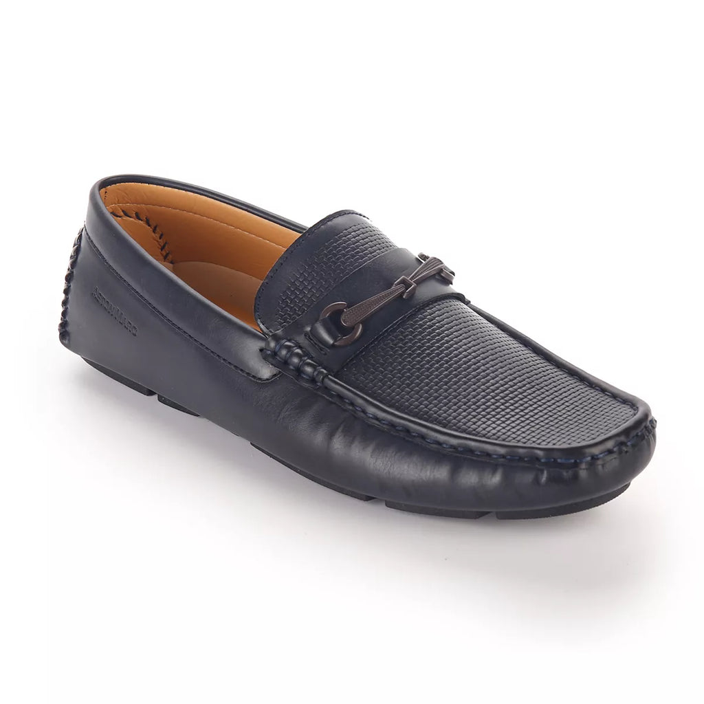 Aston Marc Men's Bit Driving Shoes  Navy Size 11