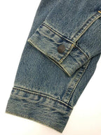 Levi's Women's Boa Denim Tracker Jacket  Color Blue  Size S