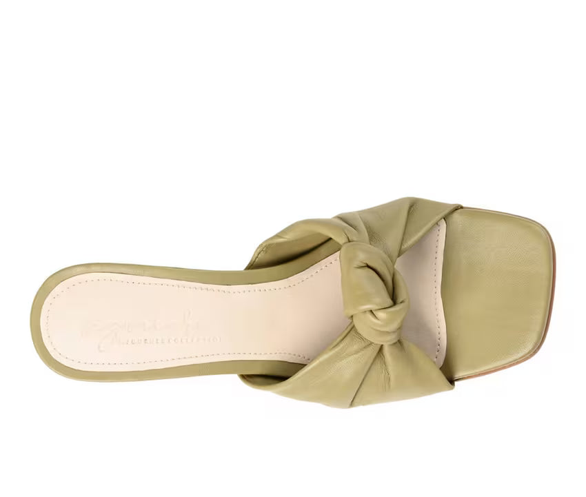 Journee Signature Women's Finlee Dress Sandal  Sage Size 8