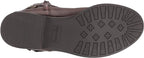 Easy Street Women's Quinn Plus Plus Harness Boot  Color Brown Burnish Size 8.5M (Extra Wide Calf)