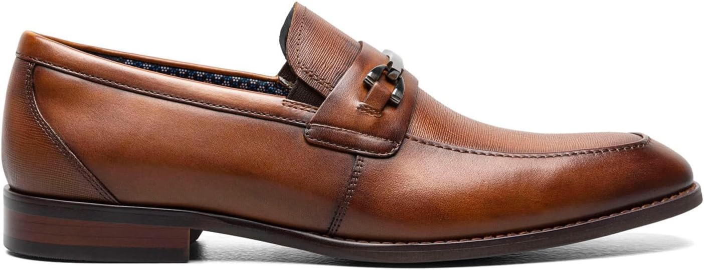 Stacy Adams Men's Kaylor Bit Dress Loafer  Cognac Size 8