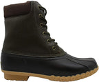Weatherproof Men’s Adam2 Leather Closed Toe Ankle Fashion Boots Color Olive Size 10M 