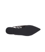Rampage Women's Blaine Slingback Mules  Black Size 7.5