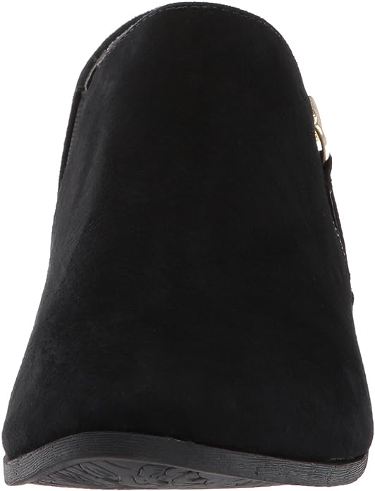 Dr. Scholl's Women's Brief Ankle Boots  Black Microfiber Suede Size 7