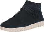 Bella Vita Women's Falynn Ankle Boots  Color Navy Suede Leather Size 7.5W