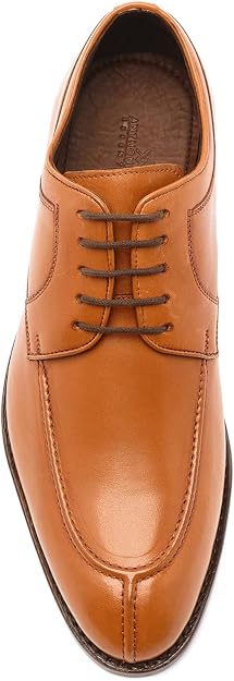 Anthony Veer Men’s Wallace Lace-up Oxford Dress Shoes  Tan Size 8.5