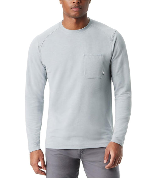 BASS OUTDOOR Men's Long-Sleeve Fashion T-Shirt  Quarry Size S