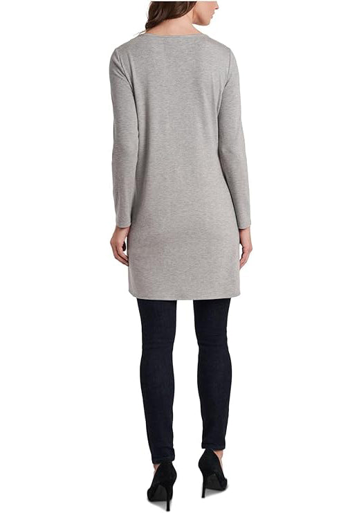Vince Camuto Women's Asymmetrical Tunic Top  Color Medium Heather Grey Size M