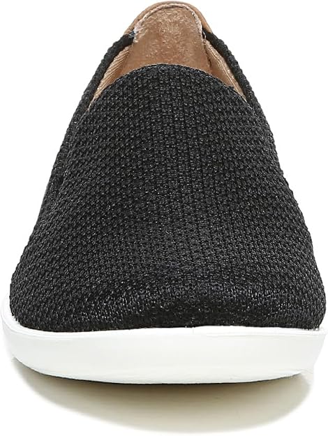 LifeStride Women's Next Level Slip-ons  Black Knit Size 10W S