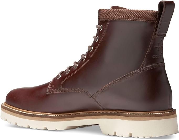 Cole Haan Men's American Waterproof Classics Plain Toe Boot  Color Woodbury Size 10