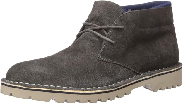 Kenneth Cole REACTION Men's Abie Desert Chukka Boots  Dark Gray Size 7