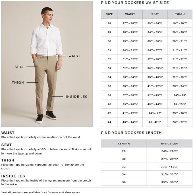 Dockers Men's Pleated Signature Khaki Pants  Color Timberwolf W38xL32