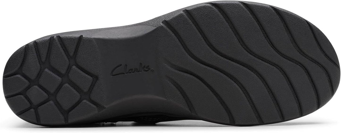 Clarks Women's Collection Carleigh Style Boots  Black Leather Size 5