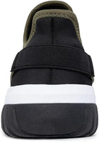 Nautica Men's Colnor Closed Toe Athletic Sneakers   Olive/Black Size 9.5