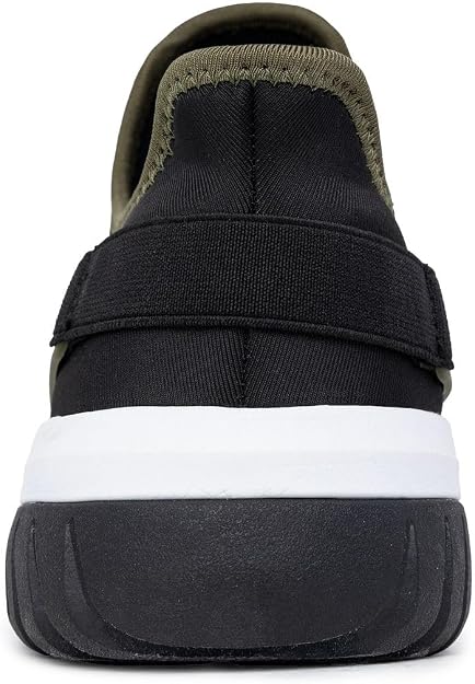 Nautica Men's Colnor Closed Toe Athletic Sneakers   Olive/Black Size 9.5
