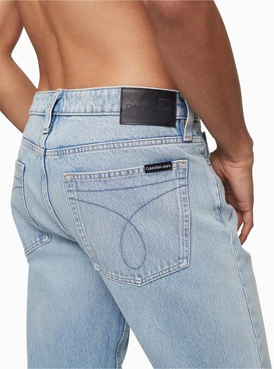 Calvin Klein Men's Slim-Straight Fit Stretch Jeans  Color Fontaine Medium Stone W38xL32