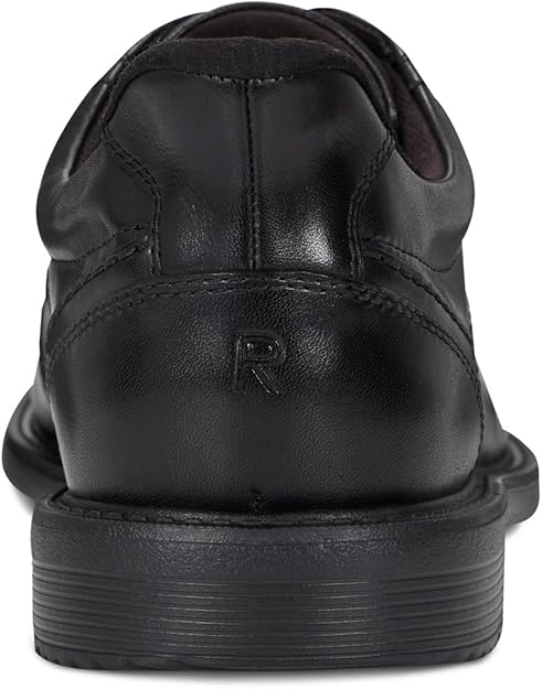 Rockport Men's Seaver Step Activated Dress Slip-On Oxfords  Black Leather Size 10.5