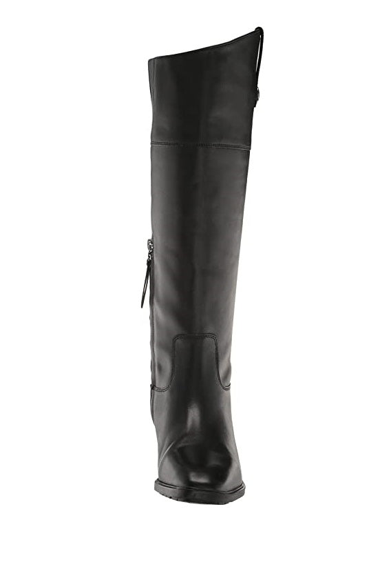 Sam Edelman Women's Drina Knee High Boot  Color Black Leather Size 6.5M