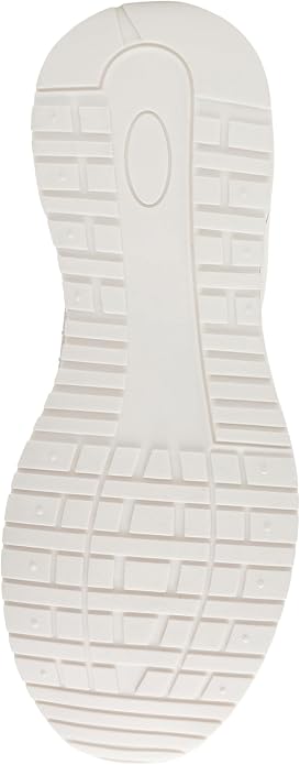Anne Klein Women's Compete Embellished Slip On Sneakers  Bone Crystal Size 6