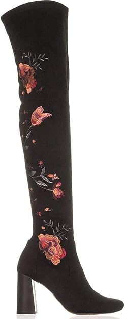 INC International Concepts Women's Delisa2 Fabric Closed Toe Boots  Black Size 6