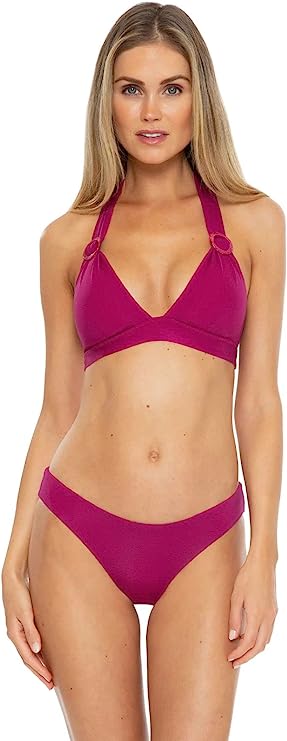 Becca Lucia In Full Bloom Reversible Bikini Top  Multicolor Size L