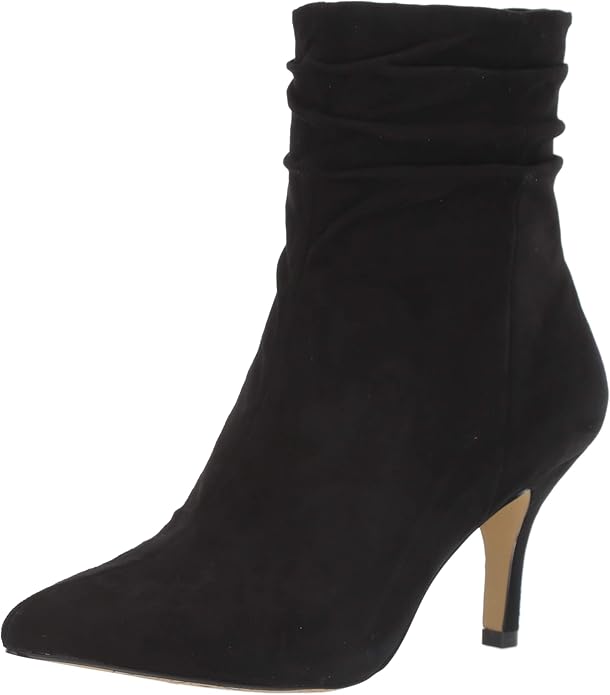 Bella Vita Women's Danielle Ankle Boot Booties   Black Suede Leather Size 9.5W
