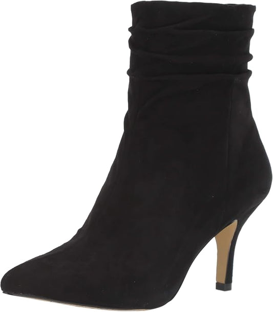 Bella Vita Women's Danielle Ankle Boot Booties   Black Suede Leather Size 9.5W