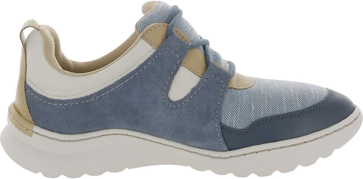 Clarks Women's Teagan Lace Sneakers  Color Blue Gray Size 7M