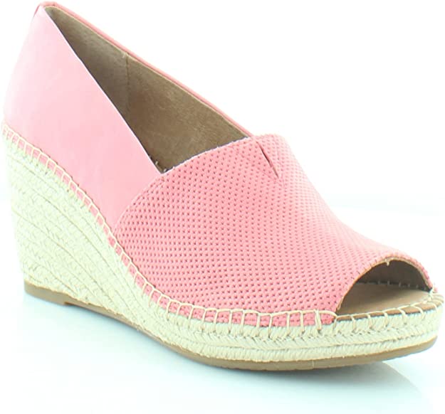 Gentle Souls by Kenneth Cole Women's Charli A-line 2 Wedge Sandal  Color Bright Pink Size 10M