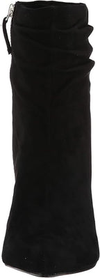 Bella Vita Women's Danielle Ankle Boot Booties   Black Suede Leather Size 9.5W