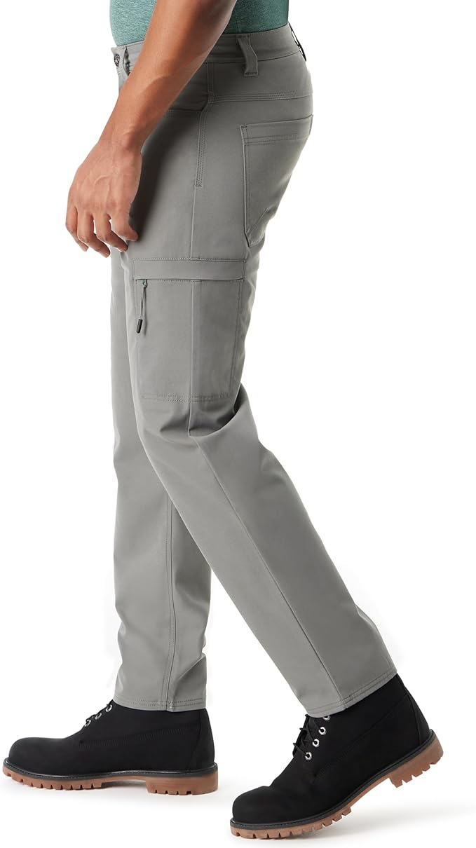 BASS OUTDOOR Men's Essential Tech Cargo Pants  Castor Gray Size 34