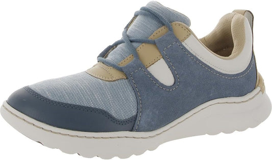Clarks Women's Teagan Lace Sneakers  Color Blue Gray Size 7M