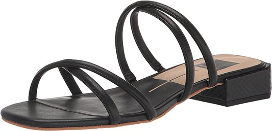 Dolce Vita Women's Happi Strappy Flat Sandal  Color Black Size 6