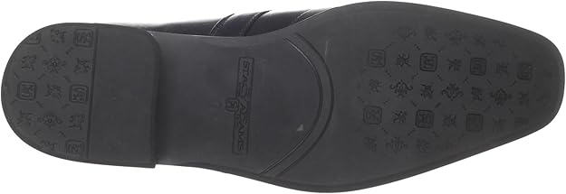 Stacy Adams Men's Beau Bit Perforated Slip-On Loafer  Black Size 9.5