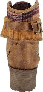 Rock and Candy by Zigi Women's Sonni Lace Up Combat Boots  Tan Size 9