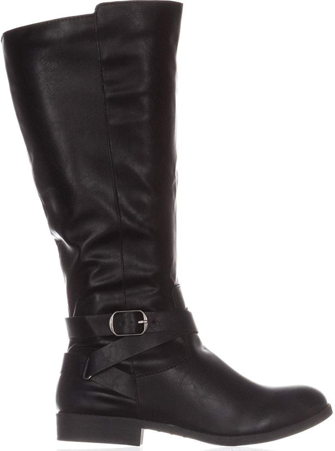 Style & Co Women's Madixe Wide-Calf Riding Boots  Black Size 7