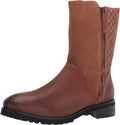 SoftWalk Women's Mansfield Faux Leather Ankle Boots  Color Cognac Size 6M