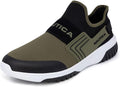 Nautica Men's Colnor Closed Toe Athletic Sneakers   Olive/Black Size 9.5