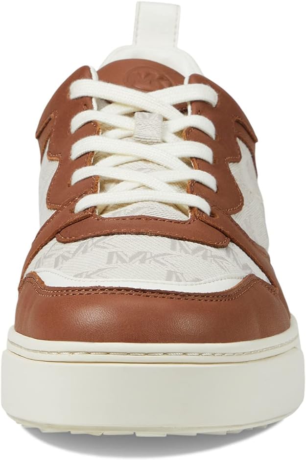 Michael Kors Men's Baxter Mixed-Media Sneakers  Color Natural Size 9