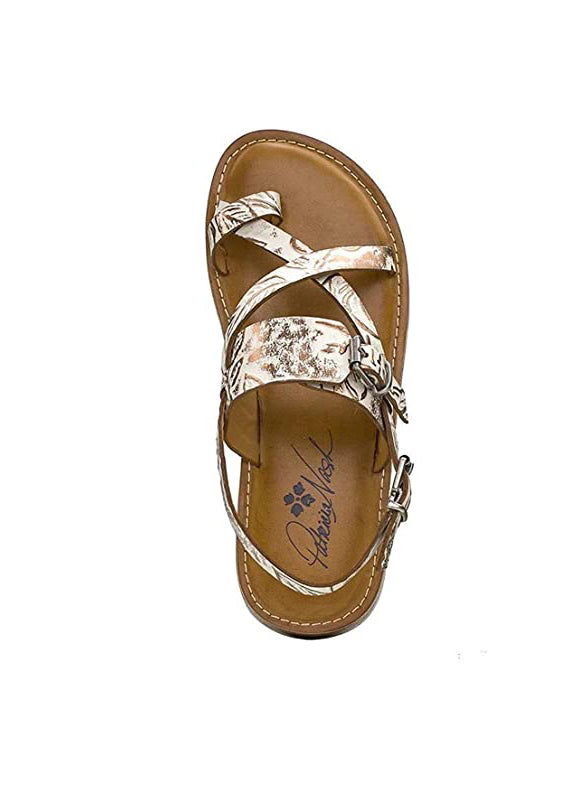 Patricia Nash Women's Fidella Slingback Sandals  White Size 5.5